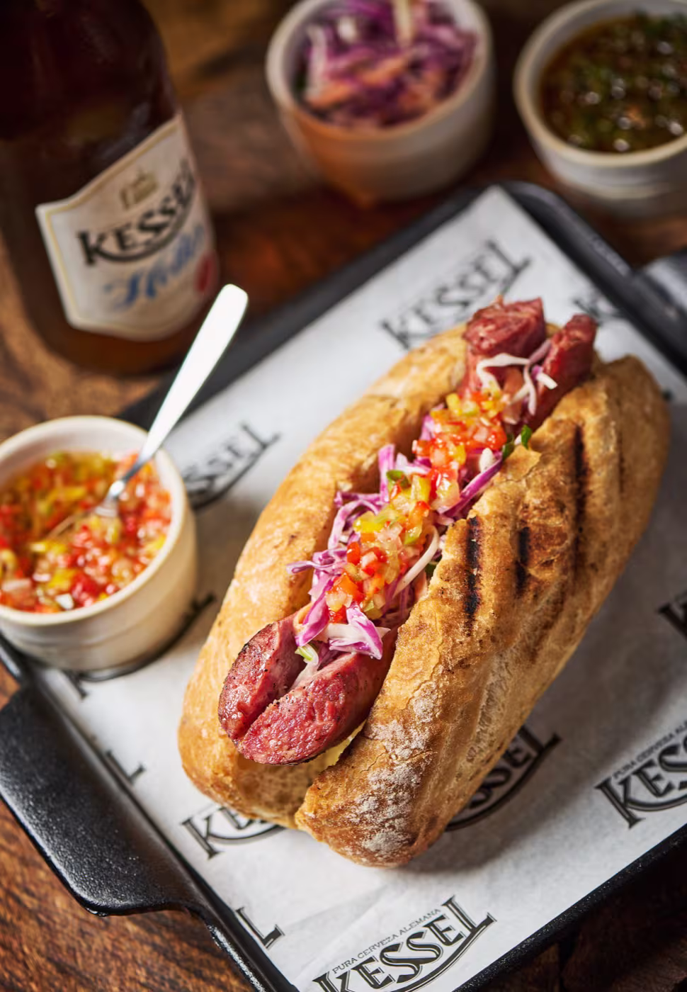Kessel Choripan Salsa Criolla